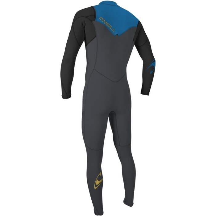 2024 O'Neill Mens Hammer 3/2mm Chest Zip Wetsuit 4926 - Graphite / Black / Ocean